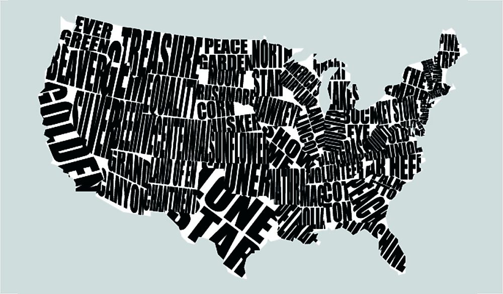 Nicknames of each US state.