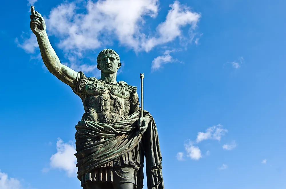 Julius Caesar has been depicted in many statues all over the world.