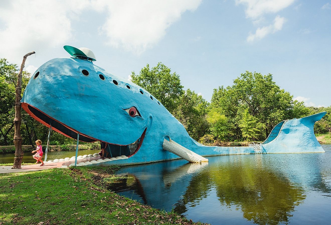 Blue Whale in Catoosa, Oklahoma. Image credit Logan Bush via Shutterstock