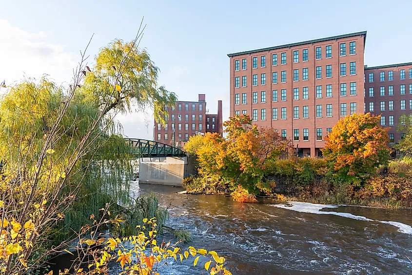 The scenic town of Westbrook, Maine