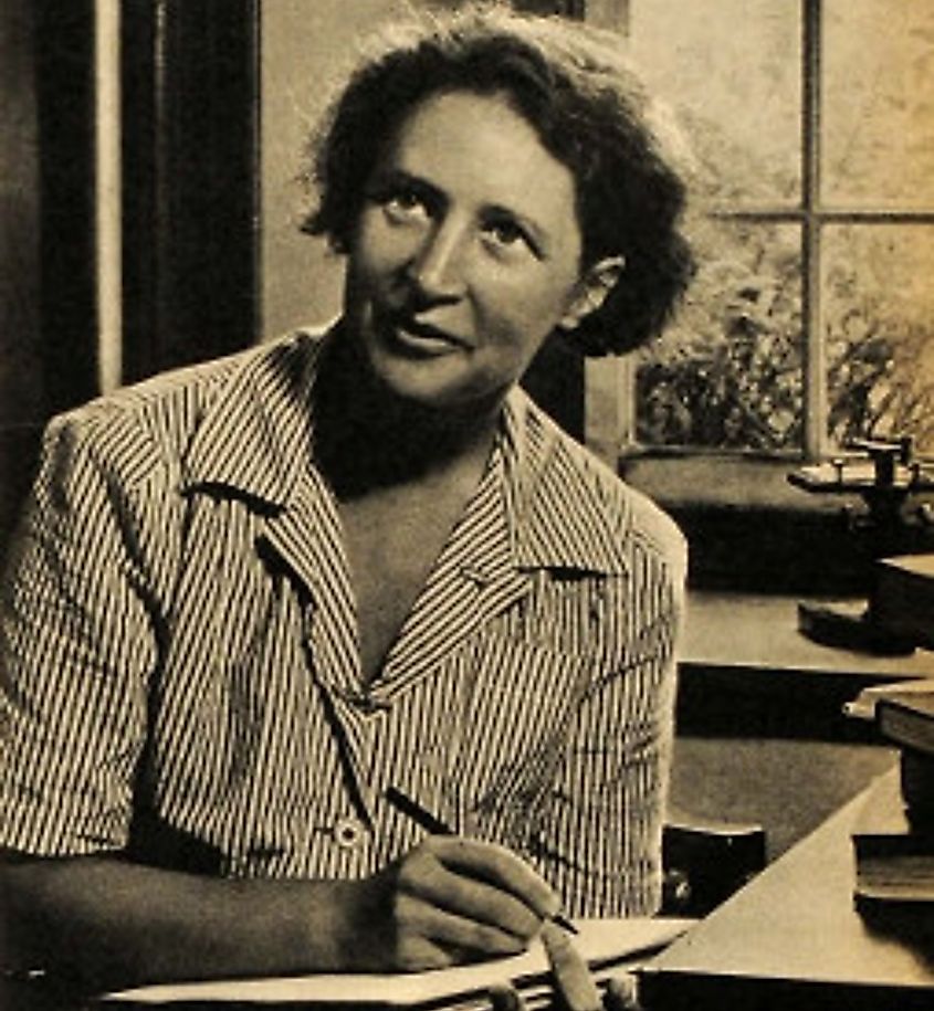 Susanne Katherina Langer (née Knauth) (20 December 1895 – 17 July 1985), American philosopher of mind and of art. Photograph taken 1945.