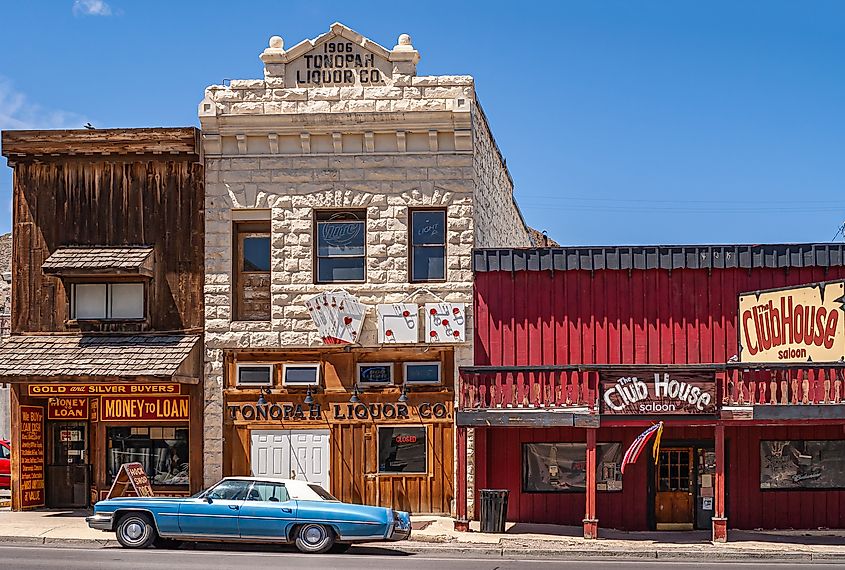 The historic town of Tonopah, Nevada.