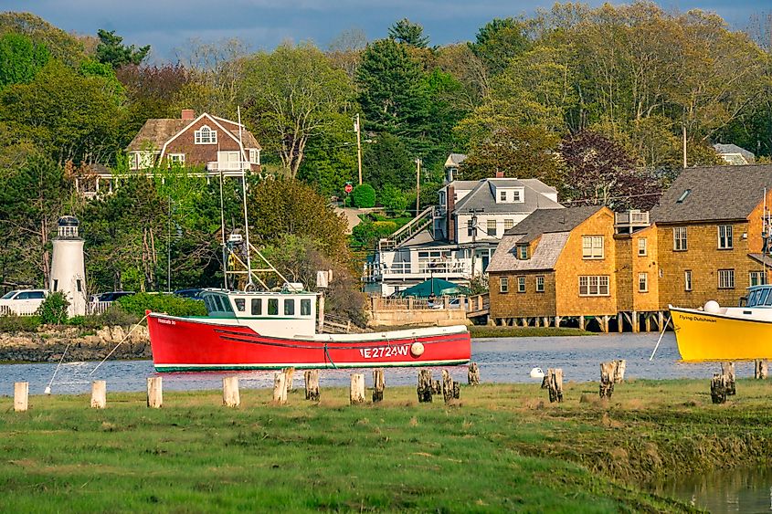 The beautiful town of Kennebunkport, Maine.