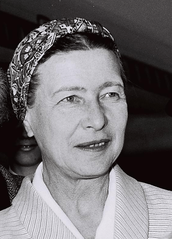 Simone De Beauvoir in 1967