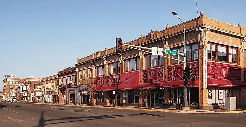 Historic District in Hibbing, Minnesota.